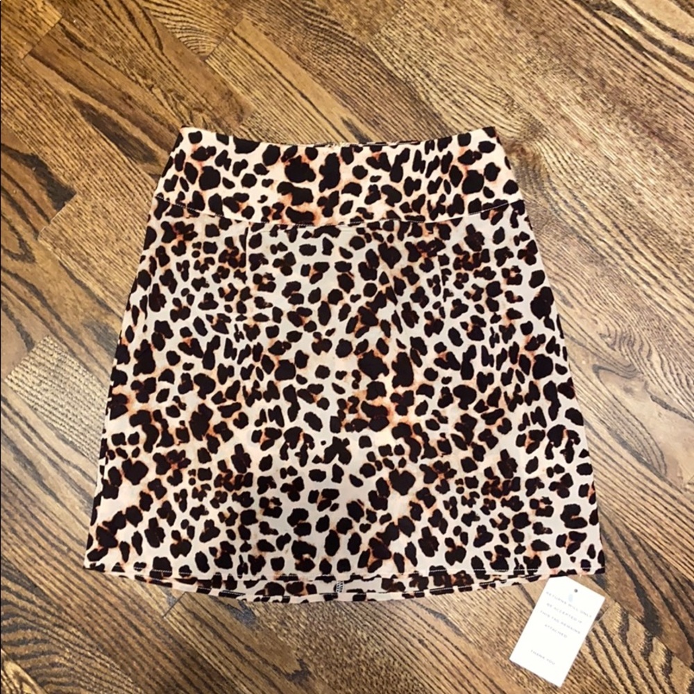 For Love & Lemons Leo Print Mimi Skirt
